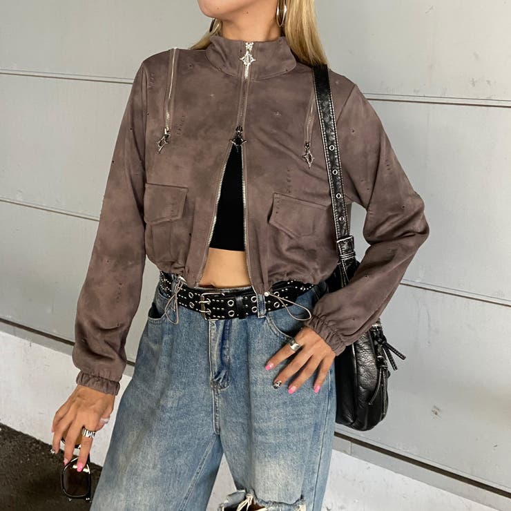 ショルダーZIPムラトラックジャケット | non-hedge  | 詳細画像6 