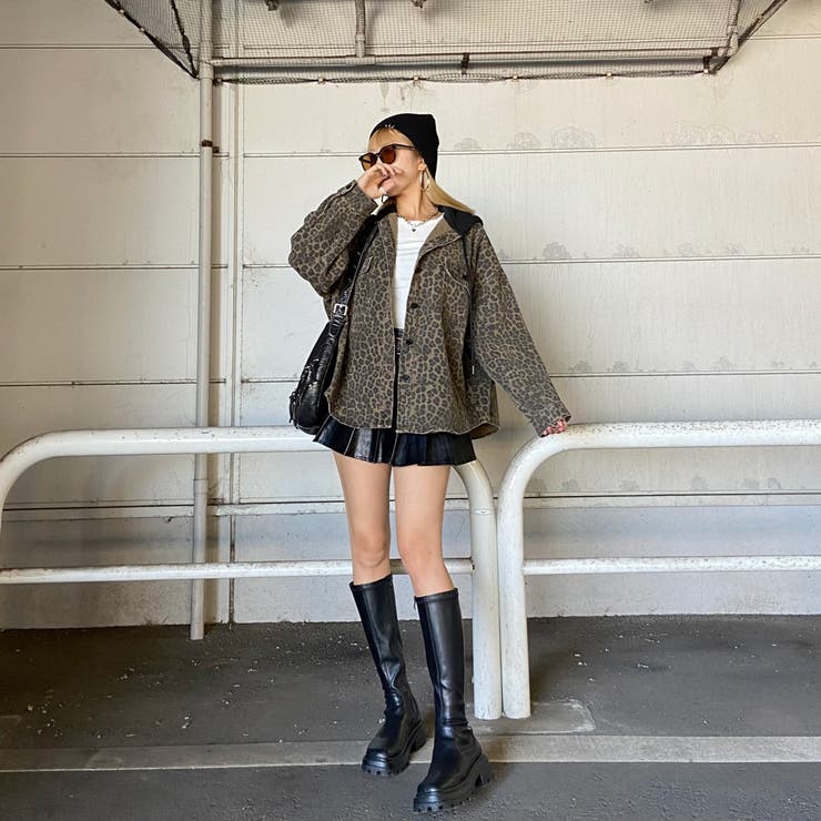 ヒョウ柄フードジャケット | non-hedge  | 詳細画像15 