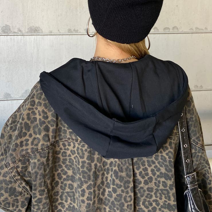 ヒョウ柄フードジャケット | non-hedge  | 詳細画像25 