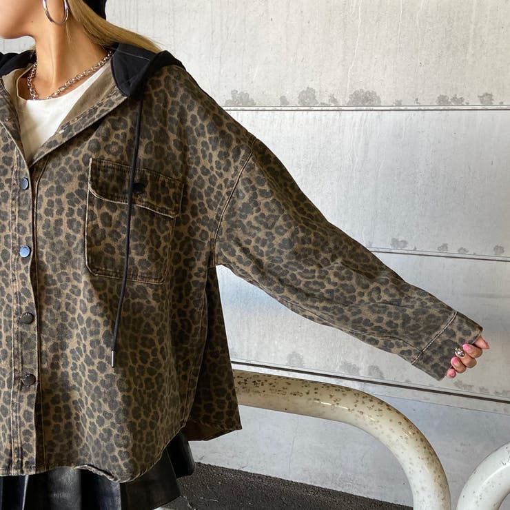 ヒョウ柄フードジャケット | non-hedge  | 詳細画像26 