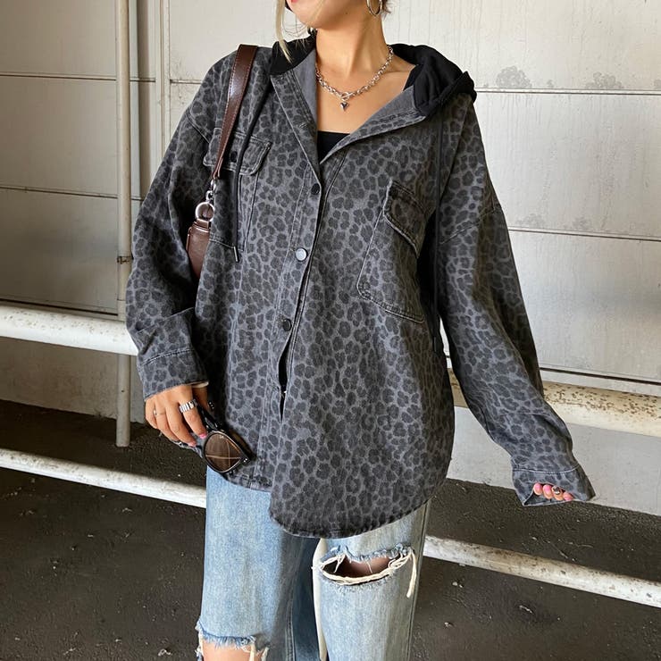 ヒョウ柄フードジャケット | non-hedge  | 詳細画像33 