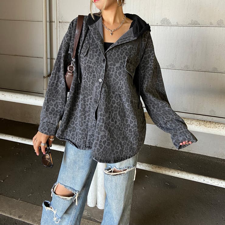 ヒョウ柄フードジャケット | non-hedge  | 詳細画像34 