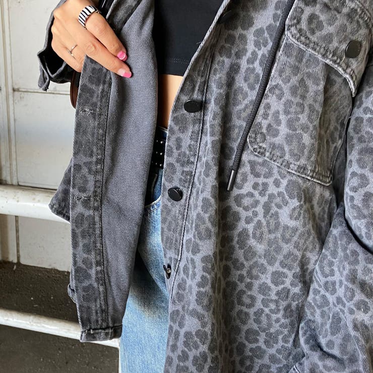 ヒョウ柄フードジャケット | non-hedge  | 詳細画像37 