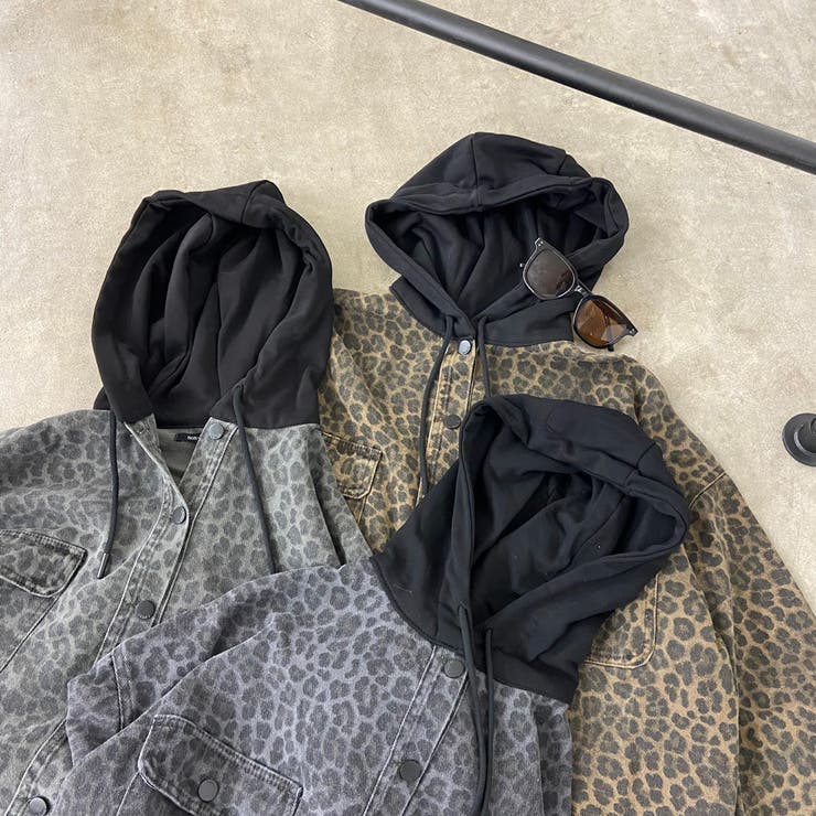 ヒョウ柄フードジャケット | non-hedge  | 詳細画像41 