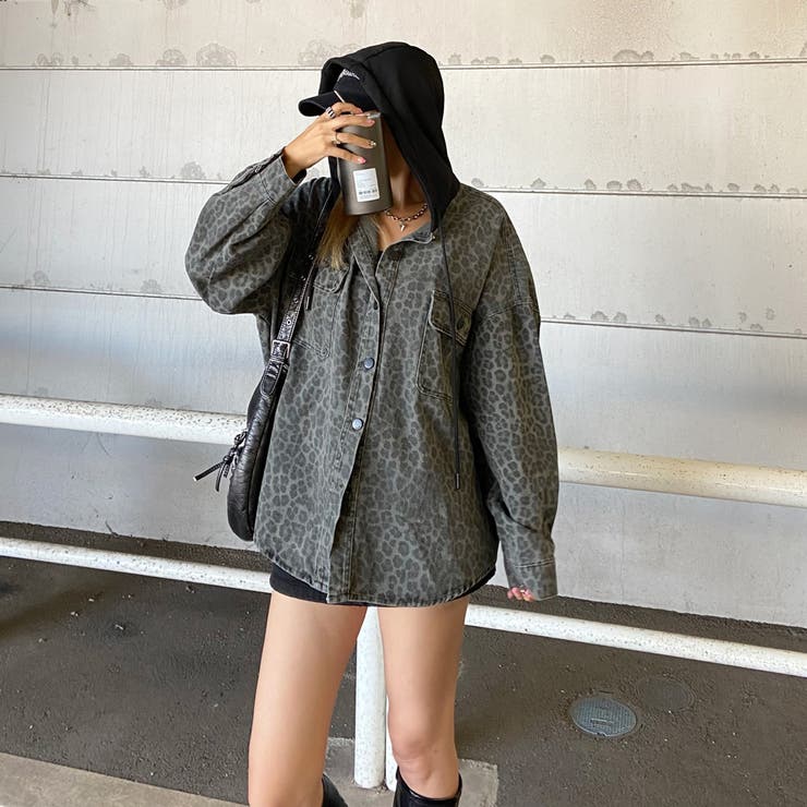 ヒョウ柄フードジャケット | non-hedge  | 詳細画像7 