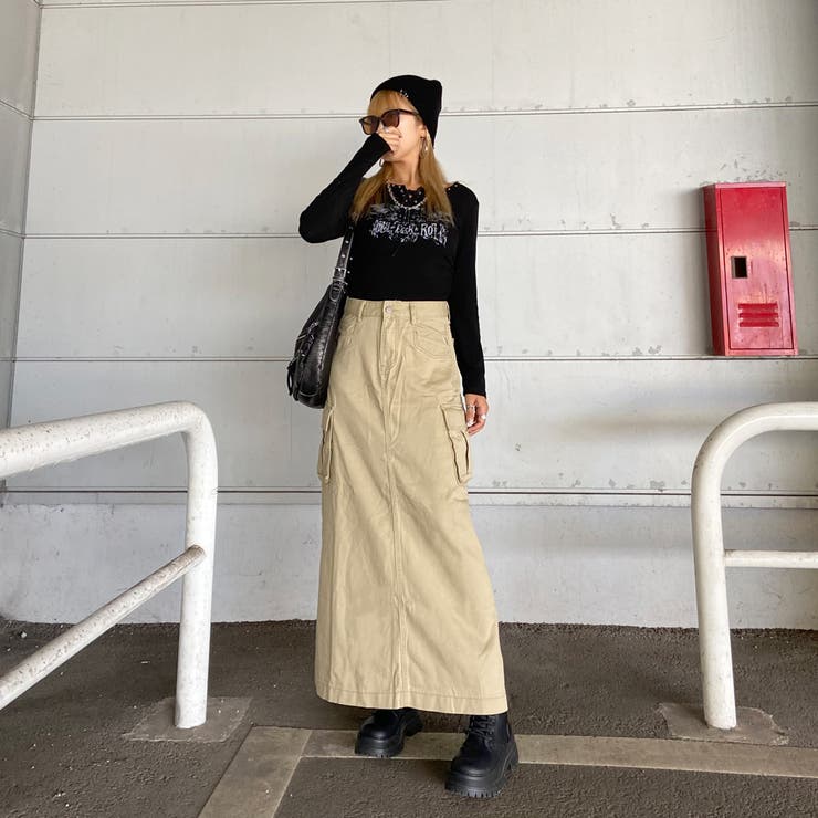 カーゴロングスカート | non-hedge  | 詳細画像11 