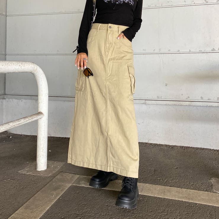 カーゴロングスカート | non-hedge  | 詳細画像12 