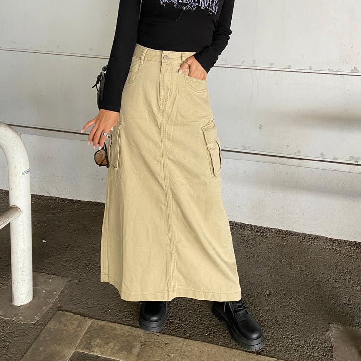 カーゴロングスカート | non-hedge  | 詳細画像14 