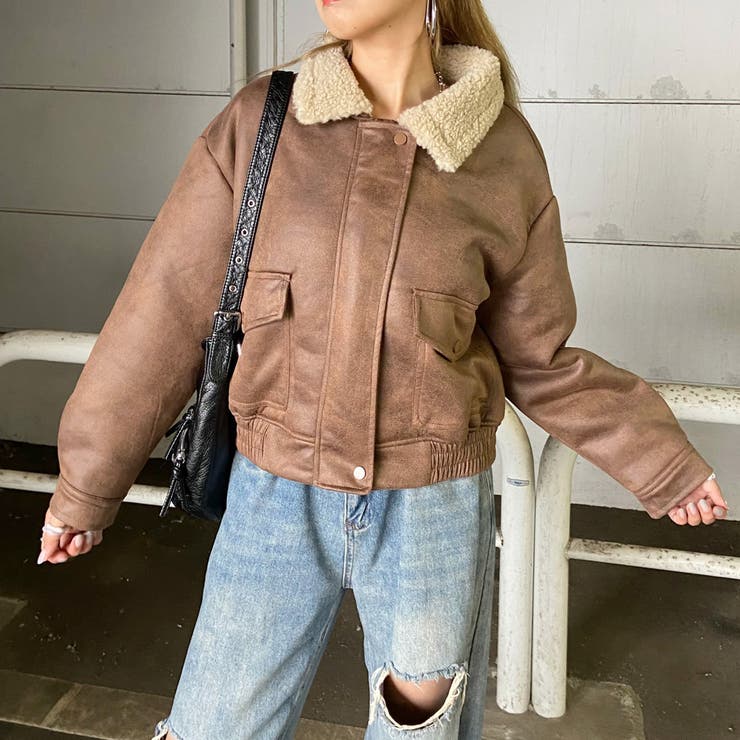 キャメル | ボアボンバージャケット | non-hedge 