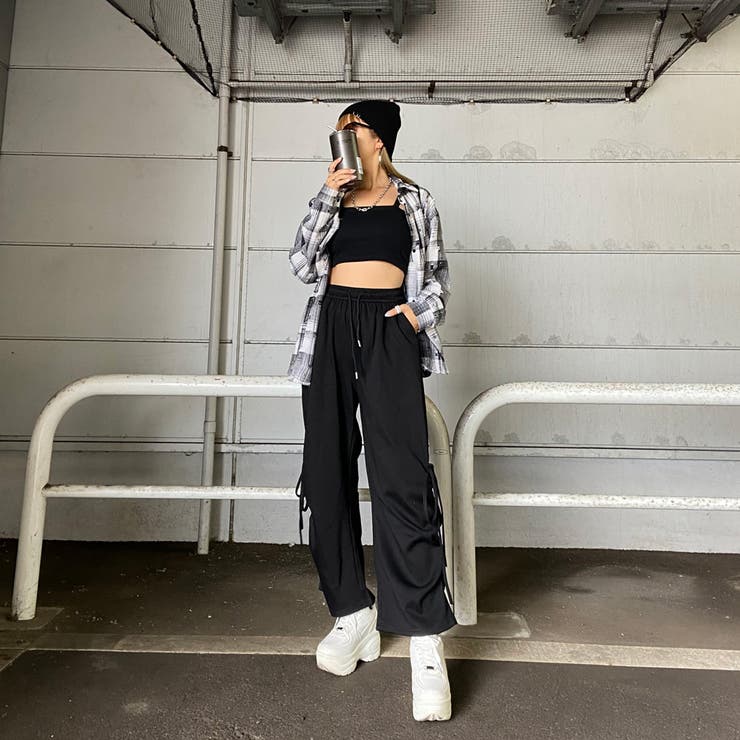 サイドリボンワイドパンツ | non-hedge  | 詳細画像13 