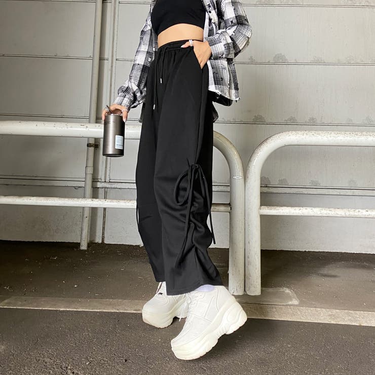 サイドリボンワイドパンツ | non-hedge  | 詳細画像14 