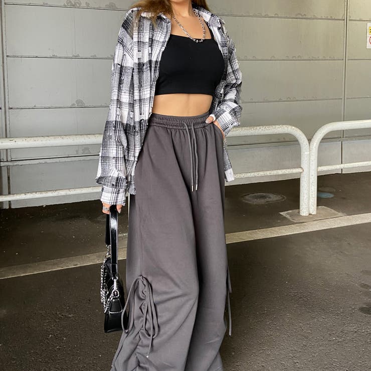 サイドリボンワイドパンツ | non-hedge  | 詳細画像22 