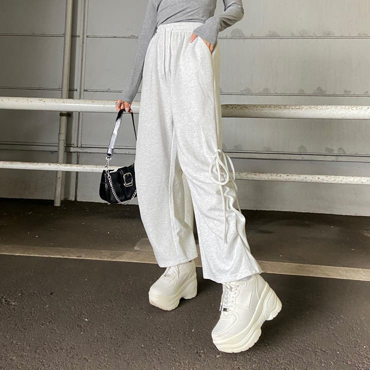 サイドリボンワイドパンツ | non-hedge  | 詳細画像25 