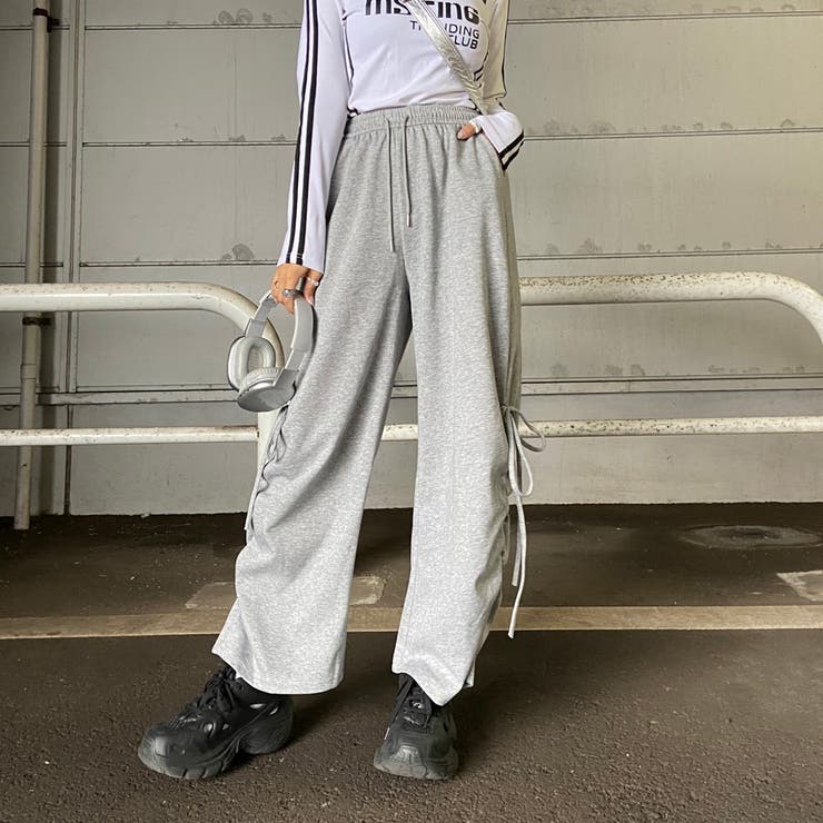 サイドリボンワイドパンツ | non-hedge  | 詳細画像3 