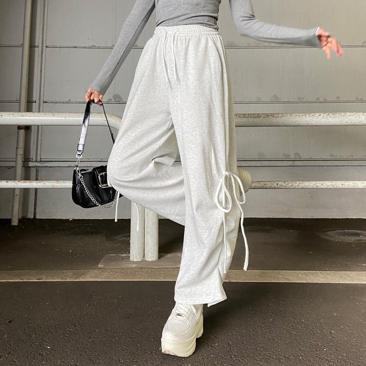 サイドリボンワイドパンツ | non-hedge  | 詳細画像28 