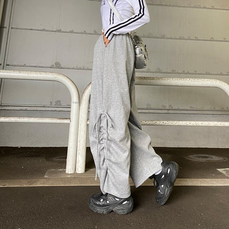 サイドリボンワイドパンツ | non-hedge  | 詳細画像4 