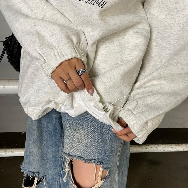 ハーフZIP裾ドロストチュニック | non-hedge  | 詳細画像13 