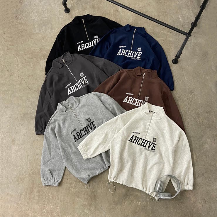 ハーフZIP裾ドロストチュニック | non-hedge  | 詳細画像45 