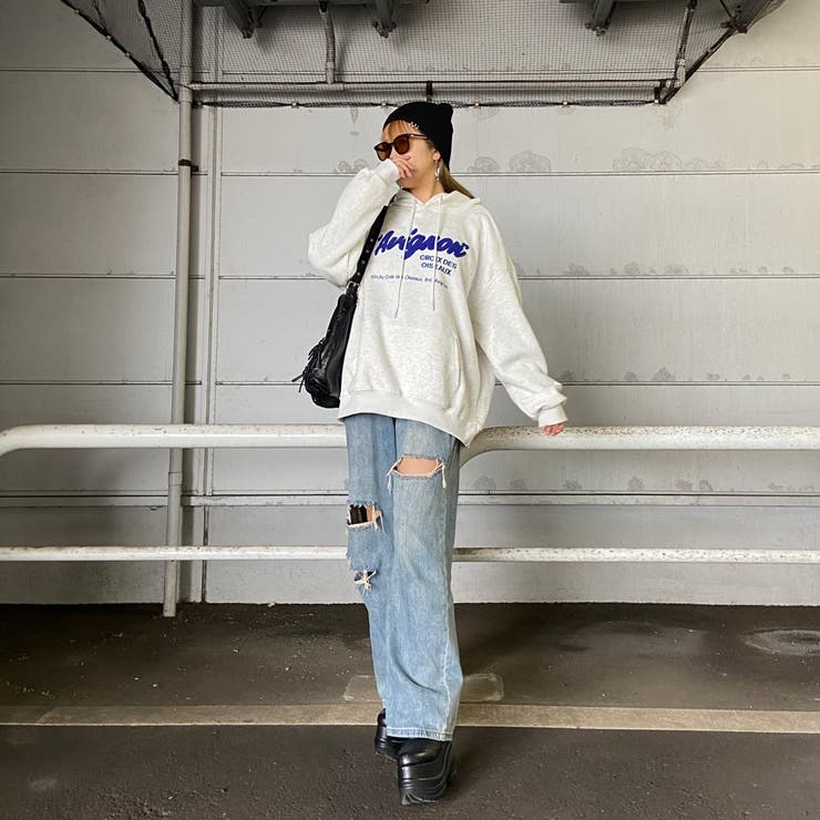 ボアロゴフードチュニック | non-hedge  | 詳細画像13 