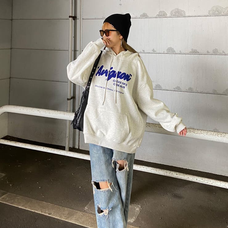 ボアロゴフードチュニック | non-hedge  | 詳細画像14 