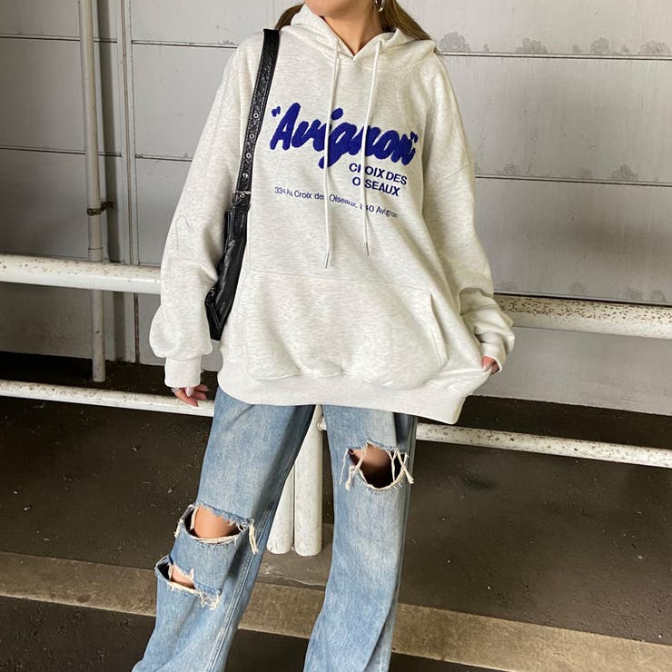 ボアロゴフードチュニック | non-hedge  | 詳細画像15 