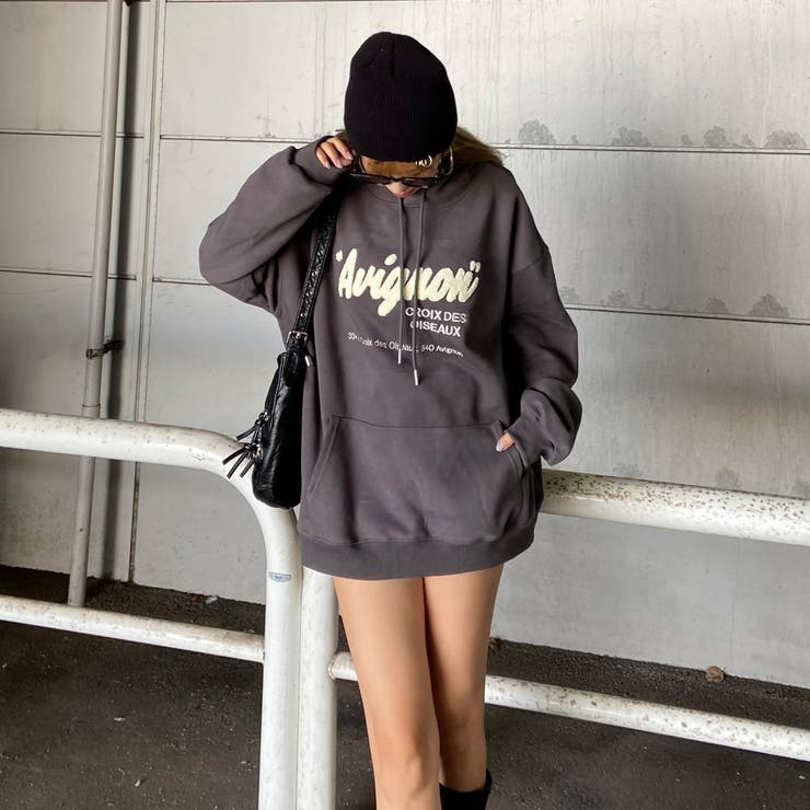 ボアロゴフードチュニック | non-hedge  | 詳細画像20 