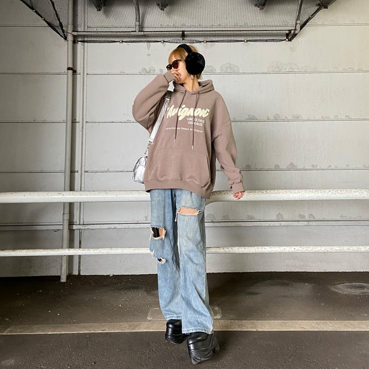 ボアロゴフードチュニック | non-hedge  | 詳細画像23 