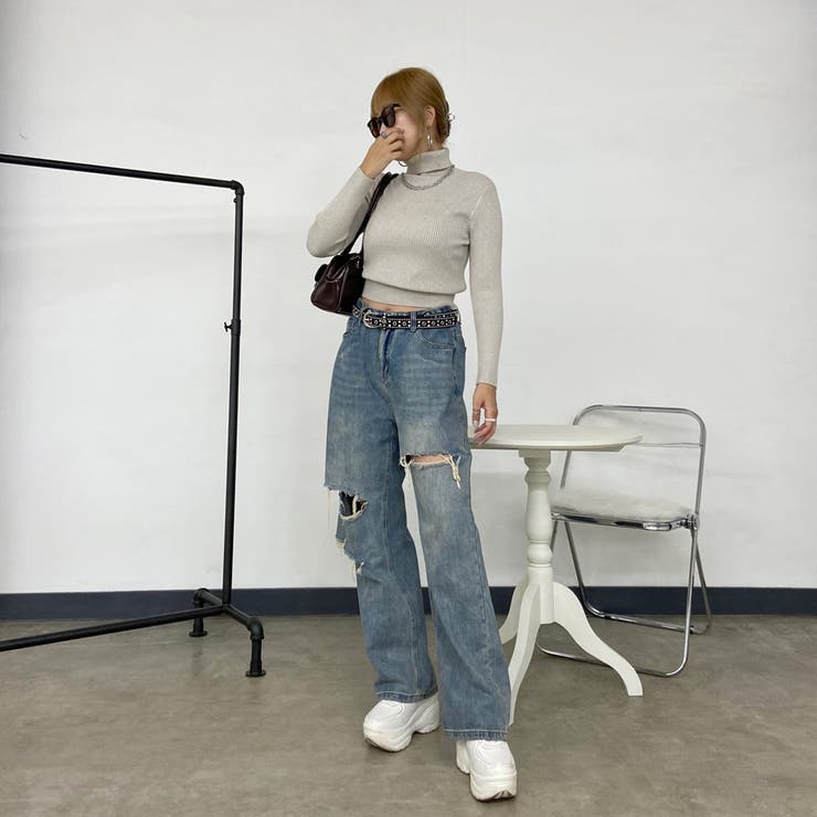 ハイネックリブショートトップス | non-hedge  | 詳細画像14 