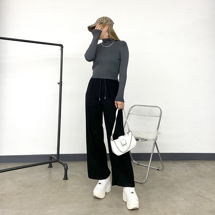 ハイネックリブショートトップス | non-hedge  | 詳細画像2 