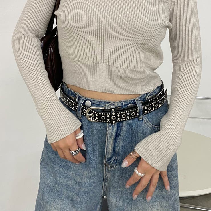 ハイネックリブショートトップス | non-hedge  | 詳細画像23 