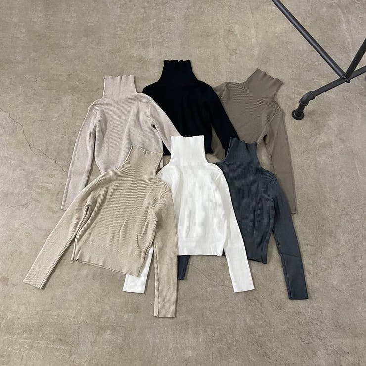 ハイネックリブショートトップス | non-hedge  | 詳細画像24 