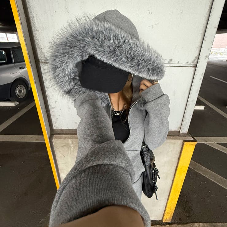 ファーフードZIPパーカー・フレアパンツセットアップ | non-hedge  | 詳細画像22 