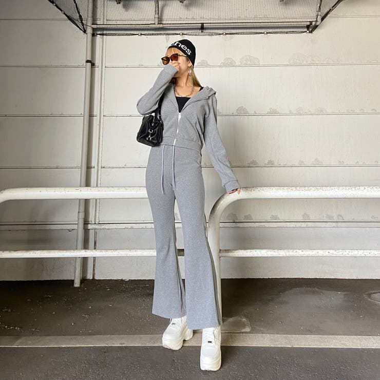 ファーフードZIPパーカー・フレアパンツセットアップ | non-hedge  | 詳細画像35 