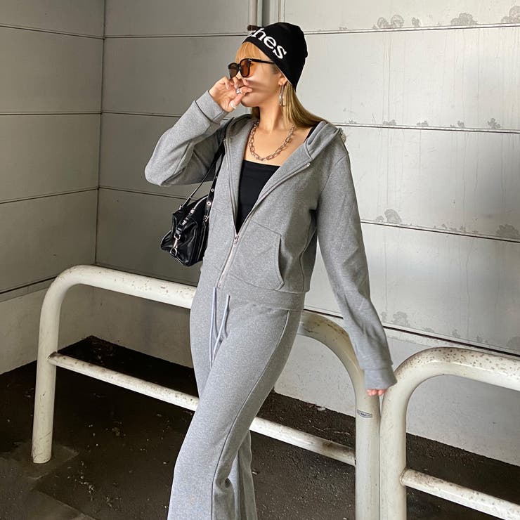 ファーフードZIPパーカー・フレアパンツセットアップ | non-hedge  | 詳細画像36 