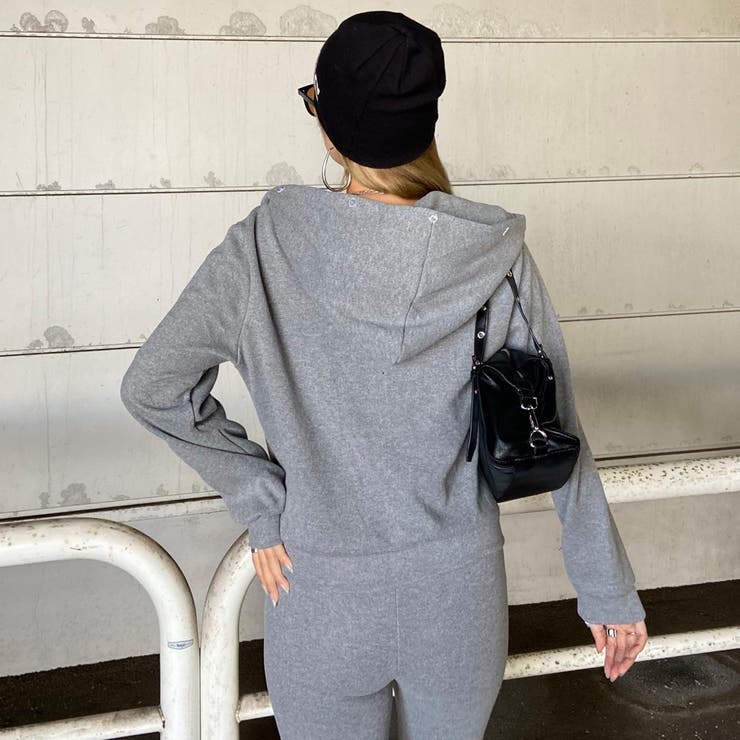 ファーフードZIPパーカー・フレアパンツセットアップ | non-hedge  | 詳細画像38 