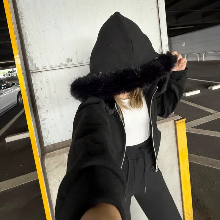 ファーフードZIPパーカー・フレアパンツセットアップ | non-hedge  | 詳細画像48 