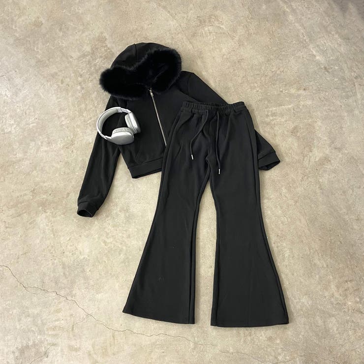 ファーフードZIPパーカー・フレアパンツセットアップ | non-hedge  | 詳細画像54 