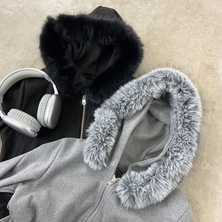 ファーフードZIPパーカー・フレアパンツセットアップ | non-hedge  | 詳細画像56 