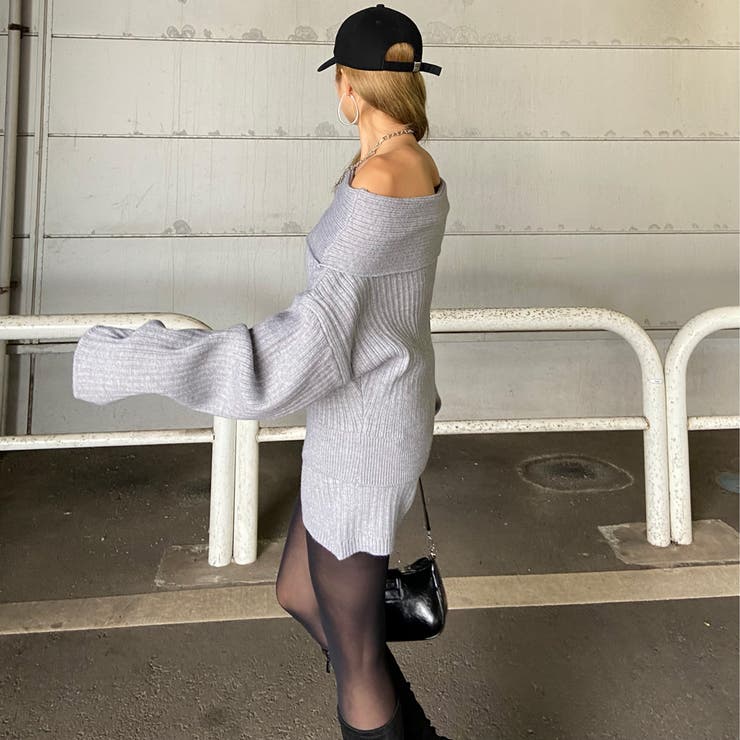 オフショルニットトップス・ショートパンツセットアップ | non-hedge  | 詳細画像16 