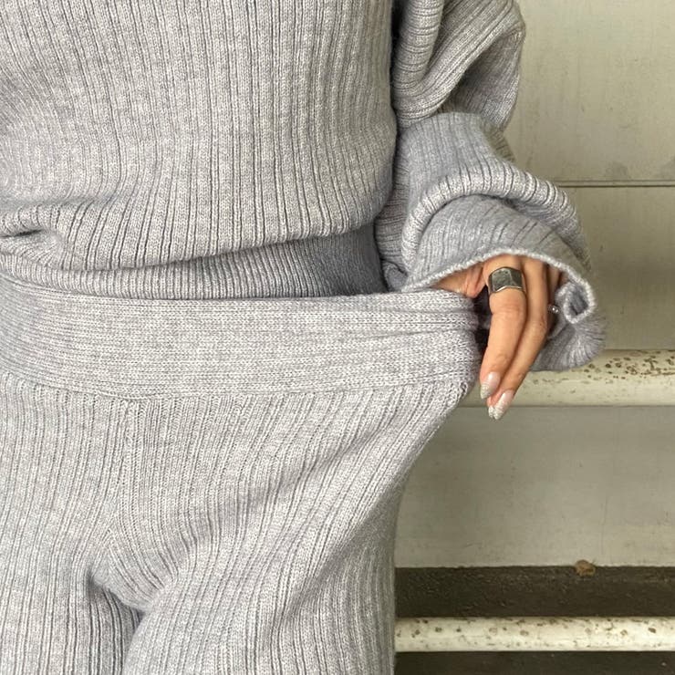 オフショルニットトップス・ショートパンツセットアップ | non-hedge  | 詳細画像28 