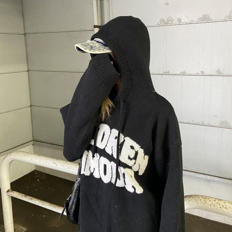 フードロゴニットチュニック | non-hedge  | 詳細画像9 