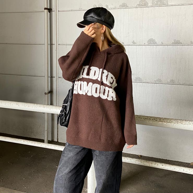 フードロゴニットチュニック | non-hedge  | 詳細画像18 