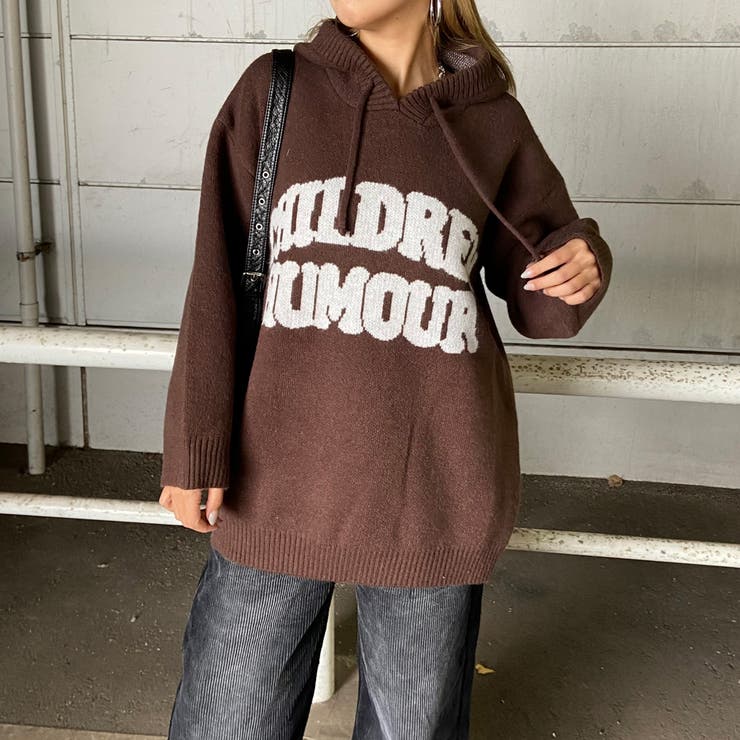 フードロゴニットチュニック | non-hedge  | 詳細画像20 