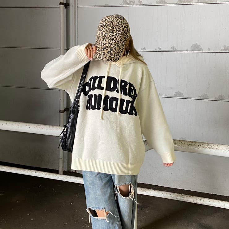 フードロゴニットチュニック | non-hedge  | 詳細画像22 