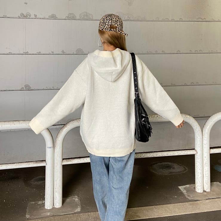 フードロゴニットチュニック | non-hedge  | 詳細画像24 