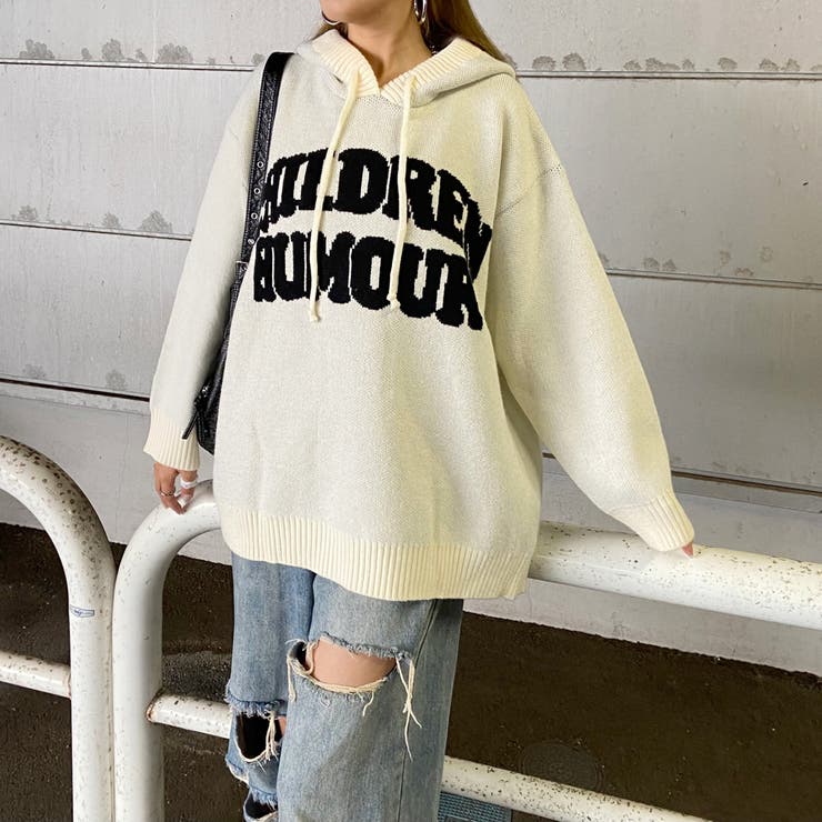 フードロゴニットチュニック | non-hedge  | 詳細画像27 