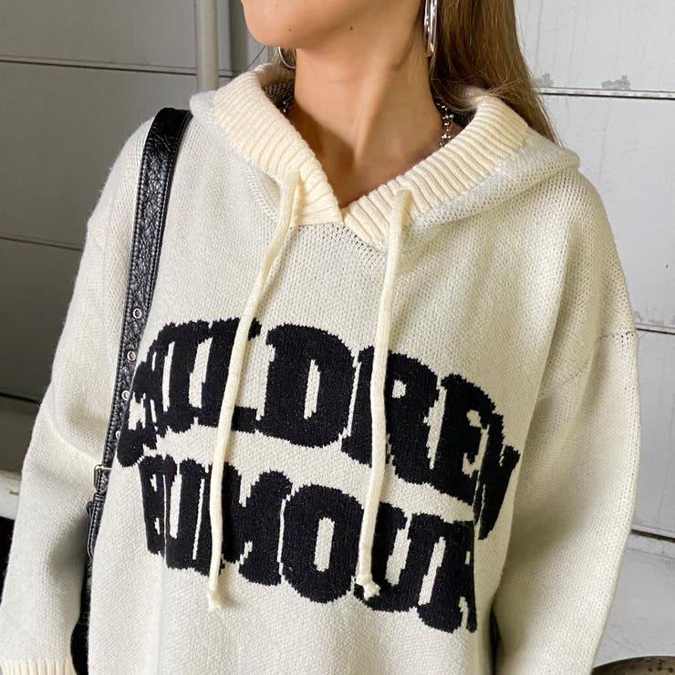 フードロゴニットチュニック | non-hedge  | 詳細画像29 