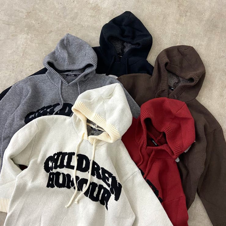 フードロゴニットチュニック | non-hedge  | 詳細画像34 