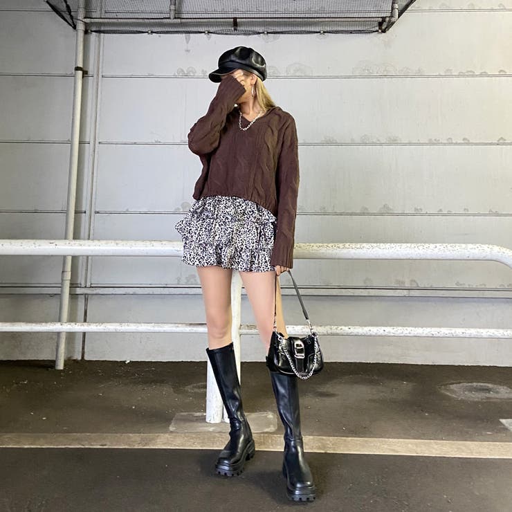 ケーブルフードショートプルオーバー | non-hedge  | 詳細画像15 