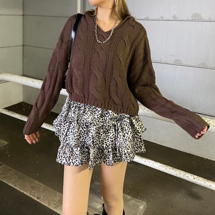 ケーブルフードショートプルオーバー | non-hedge  | 詳細画像17 